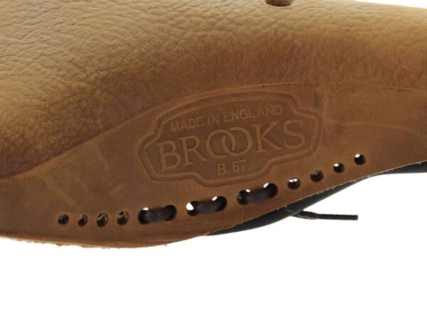 Brooks zadel B67 met veter honing bruin - Afbeelding 5