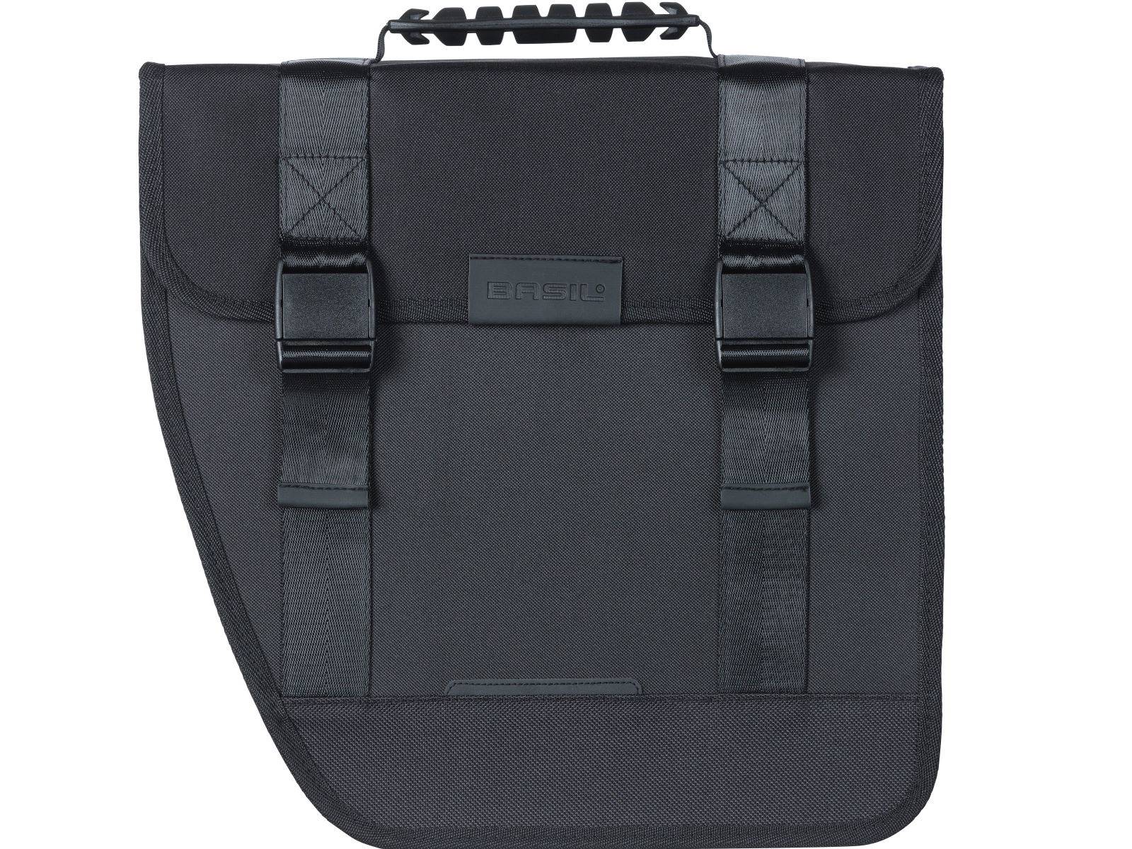 Basil enkele fietstas Tour zwart links - Afbeelding 2