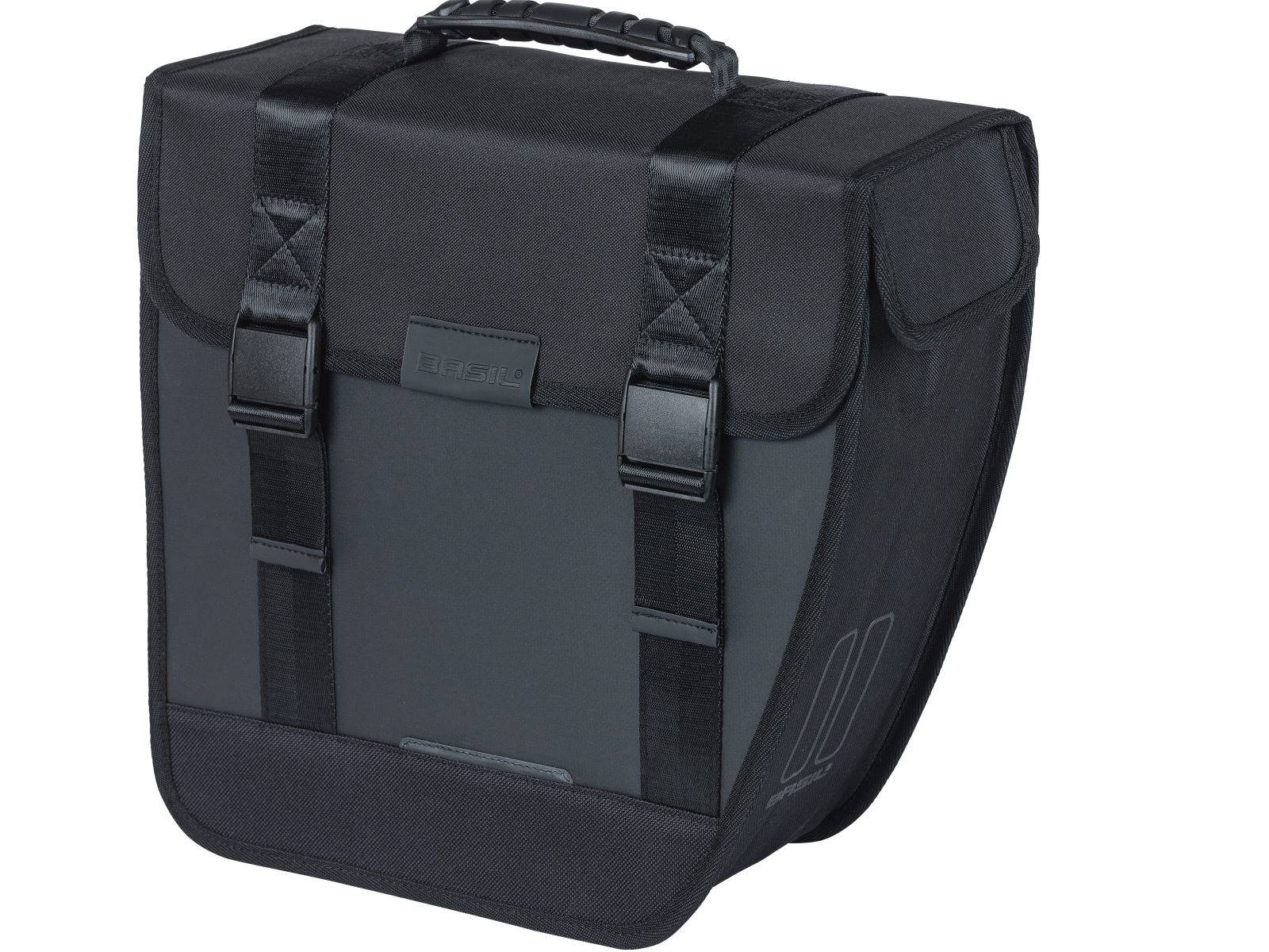 Basil enkele fietstas Waterproof Tour zwart rechts