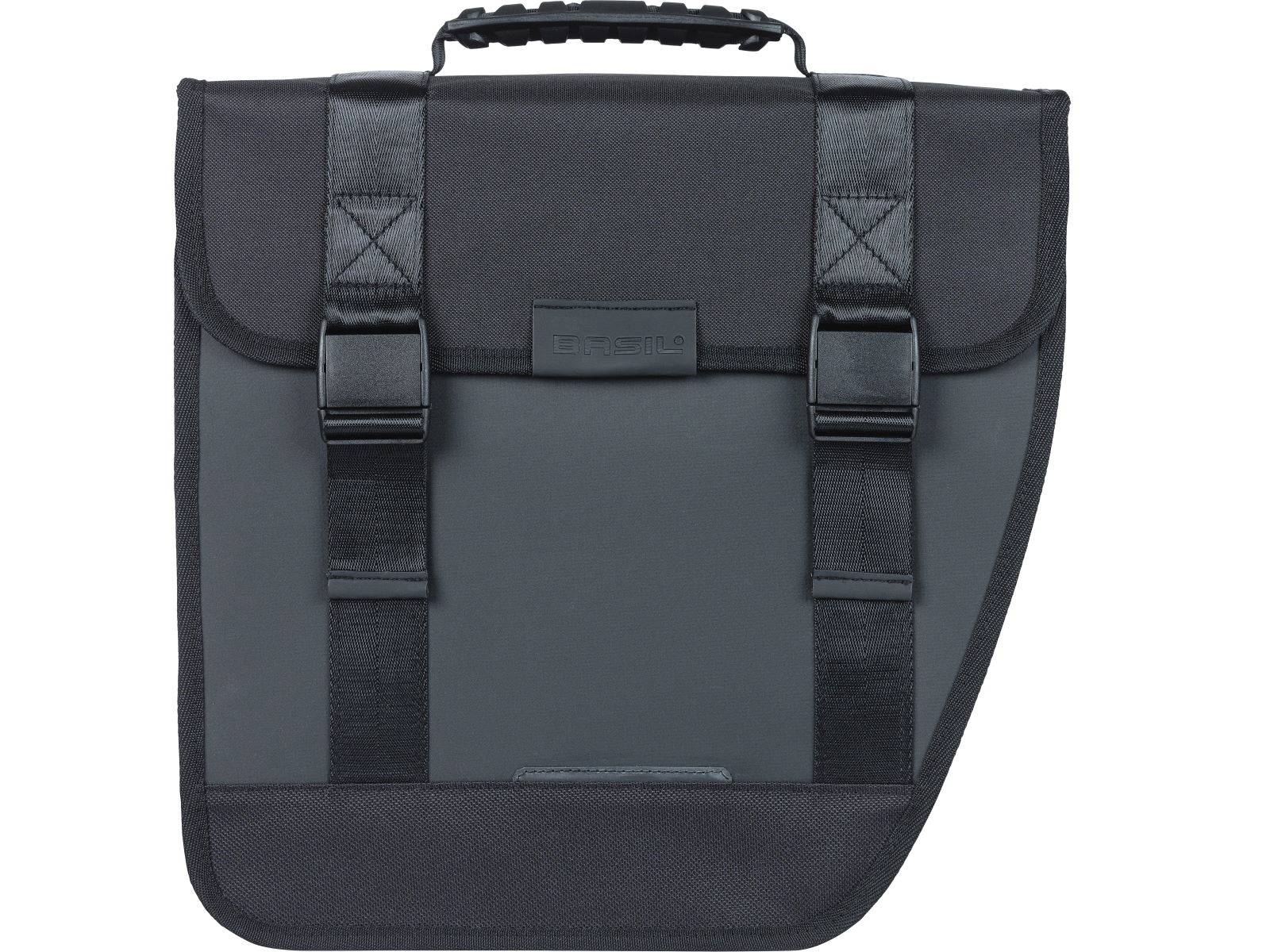 Basil enkele fietstas Waterproof Tour zwart rechts - Afbeelding 2