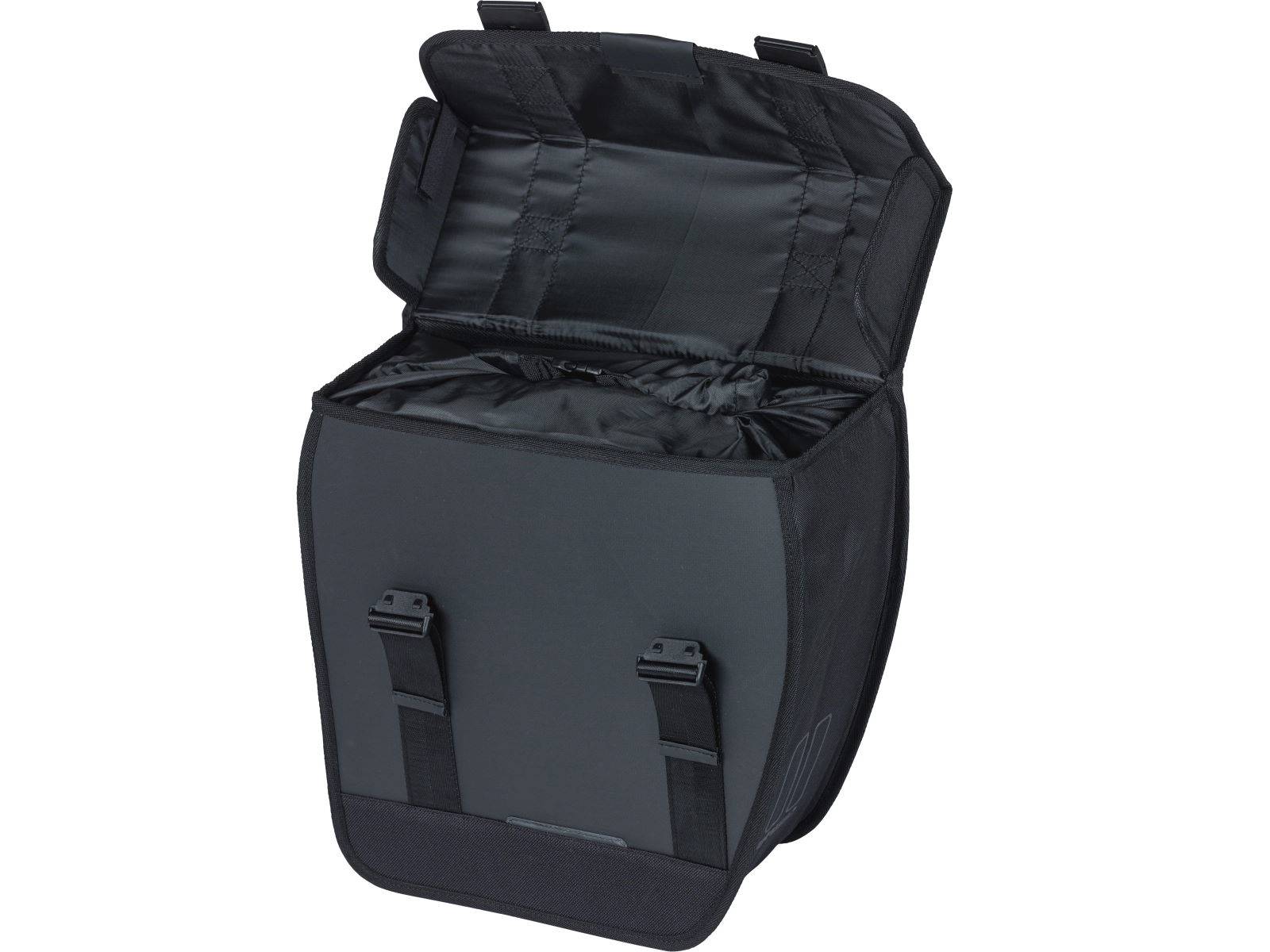 Basil enkele fietstas Waterproof Tour zwart rechts - Afbeelding 4