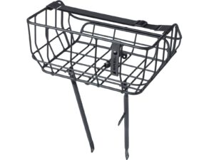 Basil mand Portland voorop 25L mat zwart 36x43x22cm