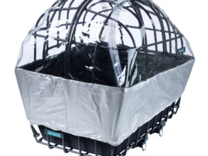 Regenhoes dierenfietsmand achterop Luna XL