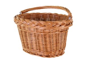 AROUND rieten fietsmand voorop Willow Basic ovaal, naturel